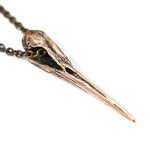 Heron Skull Pendant Necklace - Moon Raven Designs