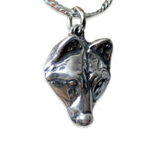 Little Wolf Face Necklace - Moon Raven Designs