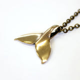 Humpback Whale Fluke Necklace Whale Tail Pendant - Moon Raven Designs