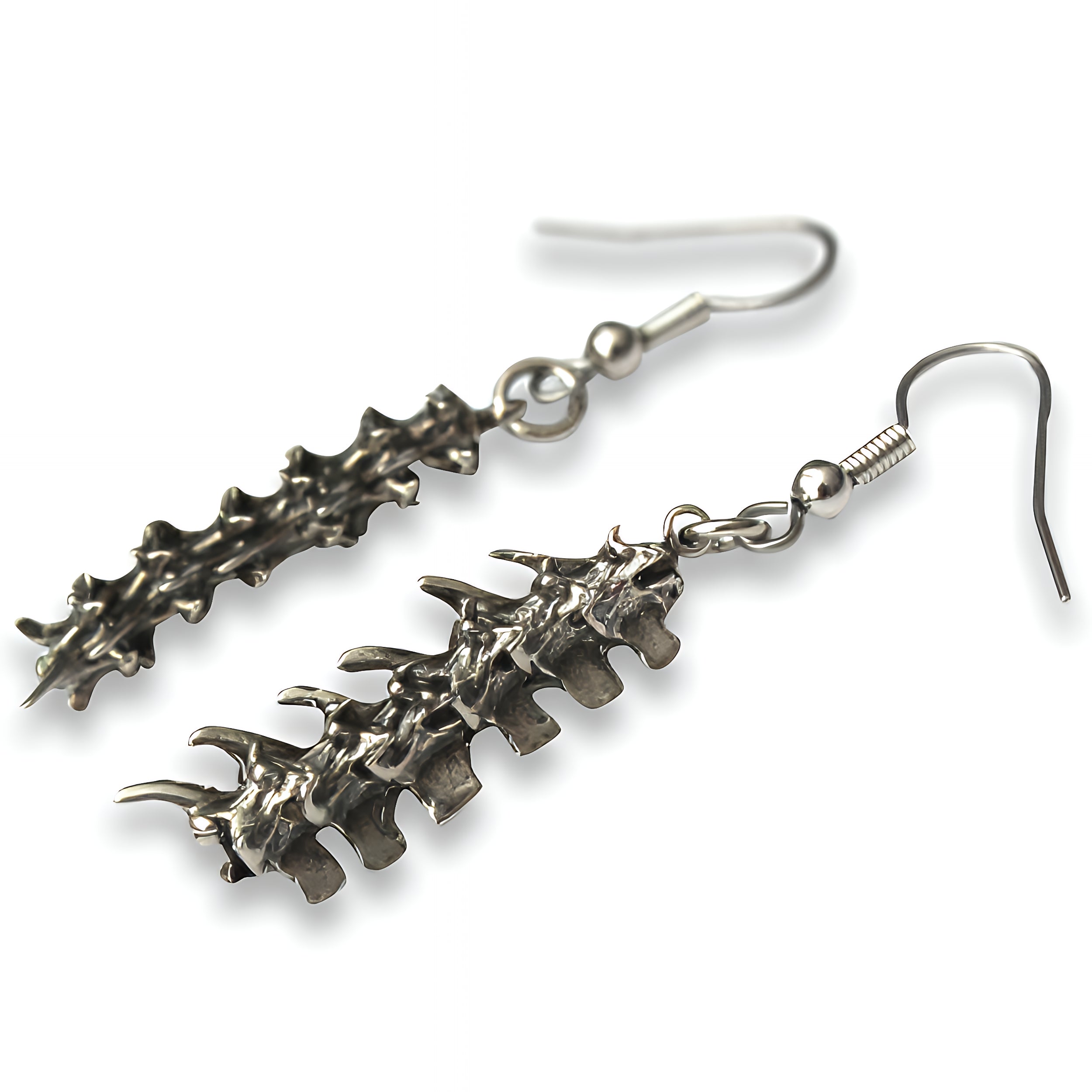 Snake Vertebrae Earrings - Moon Raven Designs