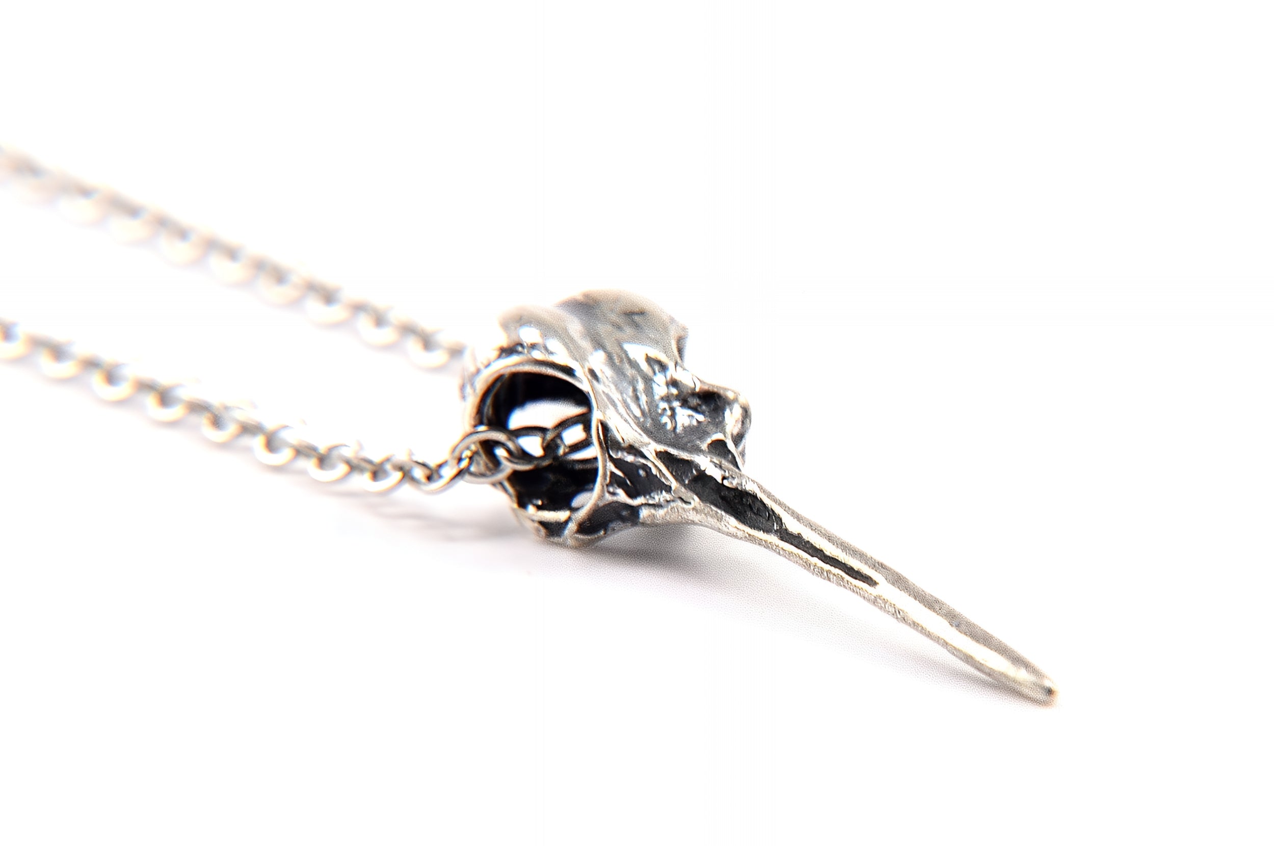 Hummingbird Skull Necklace - Moon Raven Designs