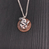 Sterling Silver Rabbit Necklace Easter Bunny Rabbit Pendant
