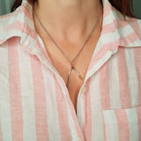 Broken Wishbone Necklace - Moon Raven Designs