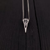 Raven Skull Necklace - Solid Cast 925 Sterling Silver - Polished Finish - Unisex Bird Skull Gift For Him or Her - Multiple Chain Options