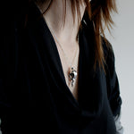Crow Skull Pendant Necklace - Moon Raven Designs