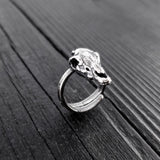 Horse Skull Ring - Unique Statement Silver Plated Ring With Fine Detail