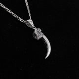3D Life-Size Sterling Silver Kestrel Falcon Talon Pendant Handcrafted Sparrowhawk Claw Necklace Unique Gift for Raptor Lovers