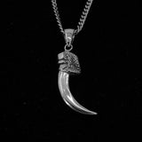 3D Life-Size Sterling Silver Kestrel Falcon Talon Pendant Handcrafted Sparrowhawk Claw Necklace Unique Gift for Raptor Lovers