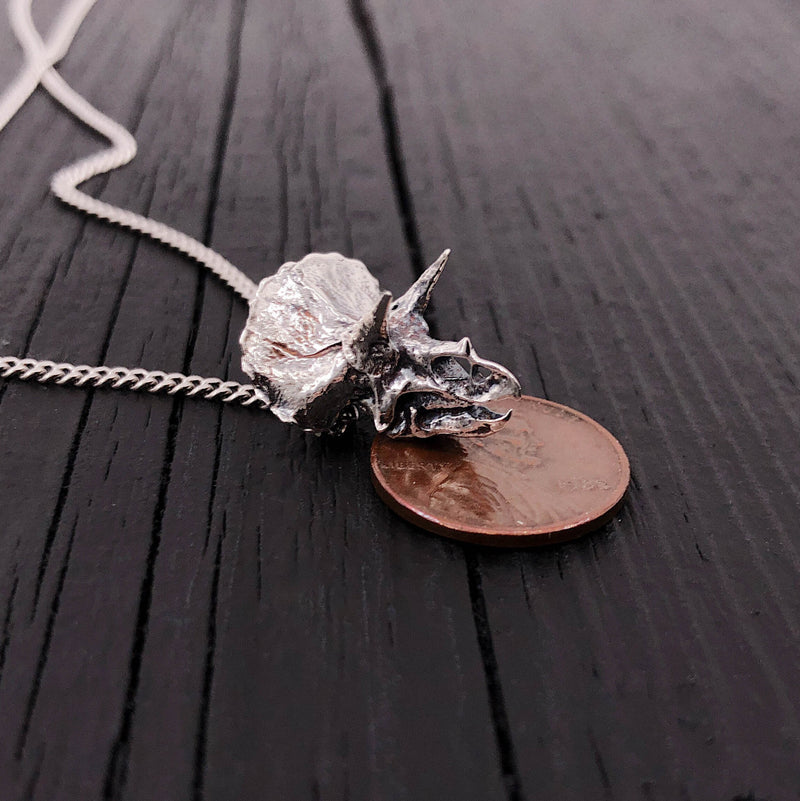 Saber Tooth Cat Skull Necklace