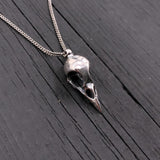 Crow Skull Pendant - Authentic Pendant Gothic Jewelry Totem Necklace
