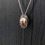 Bronze Skull Cremation Necklace – Memorial Urn That Holds Ashes
