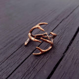 Deer Antler Adjustable Ring - Moon Raven Designs