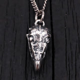 Vulture Skull Necklace – Bird Skull Pendant With Ossicle Detail Jewelry