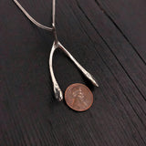 Wishbone Necklace Large - Sterling Silver