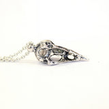 Sterling Silver Raven Cremation Necklace – Memorial Urn Pendant