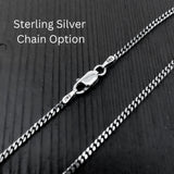 Raven Skull Necklace - Sterling Silver Pendant With Detailed Bird Skull Design
