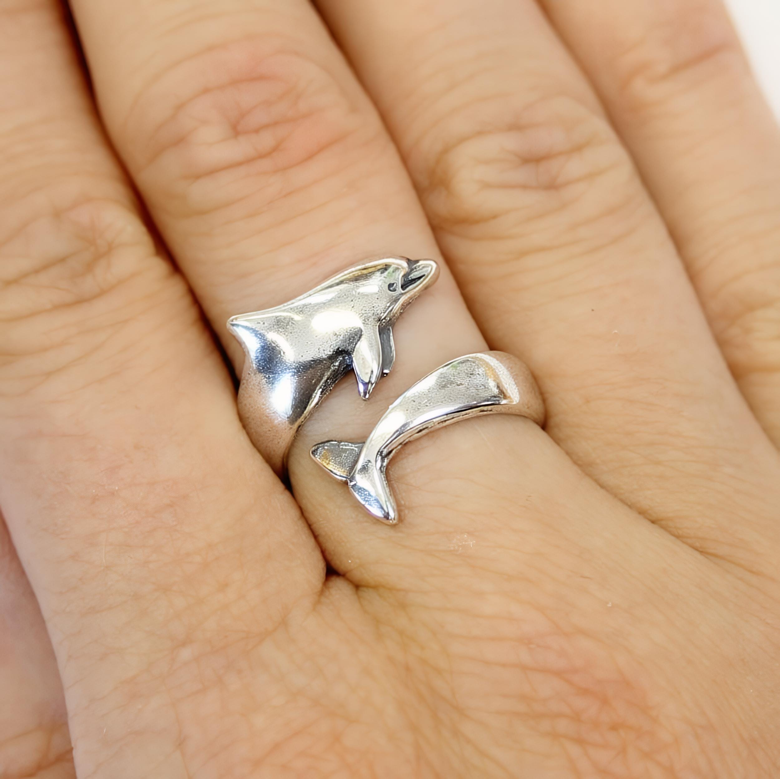 Dolphin Ring - Moon Raven Designs