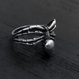 Sterling Silver Spider Ring – Handcrafted Arachnid Statement Band, Unique Gift