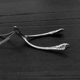 Wishbone Necklace Large - Sterling Silver