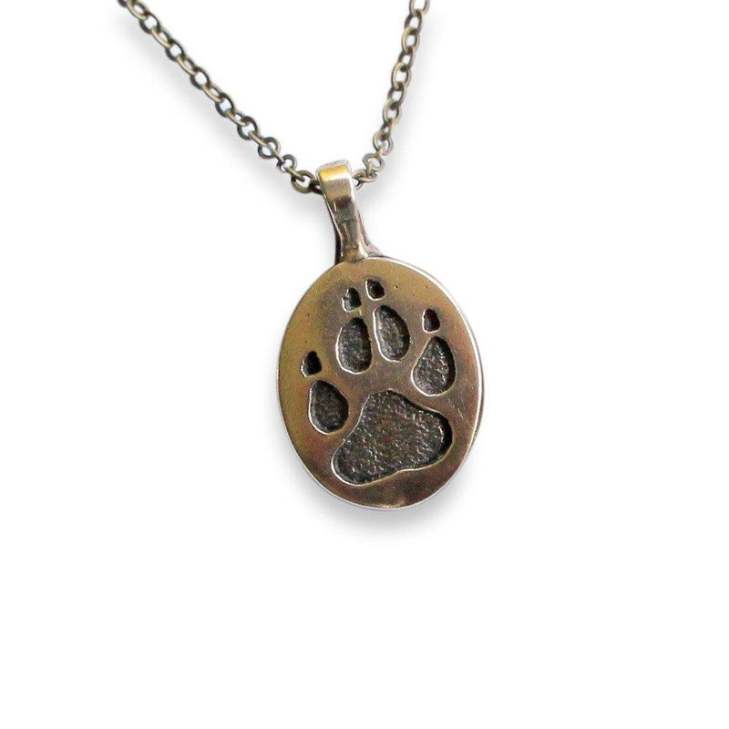 Wolf Track Pendant Necklace - Moon Raven Designs