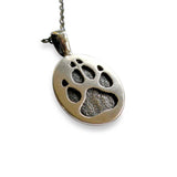Wolf Track Pendant Necklace - Moon Raven Designs