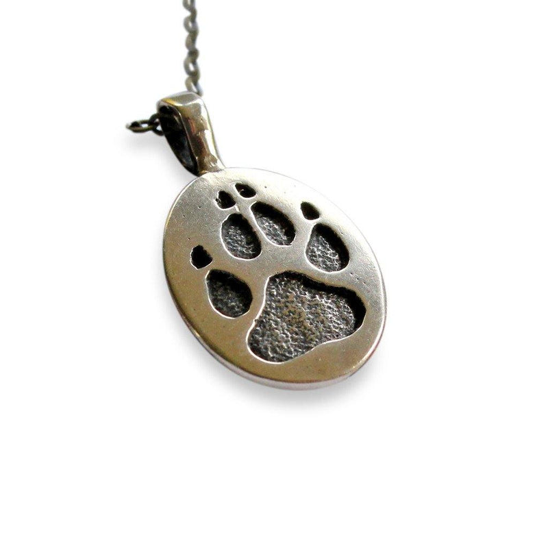 Wolf Track Pendant Necklace - Moon Raven Designs