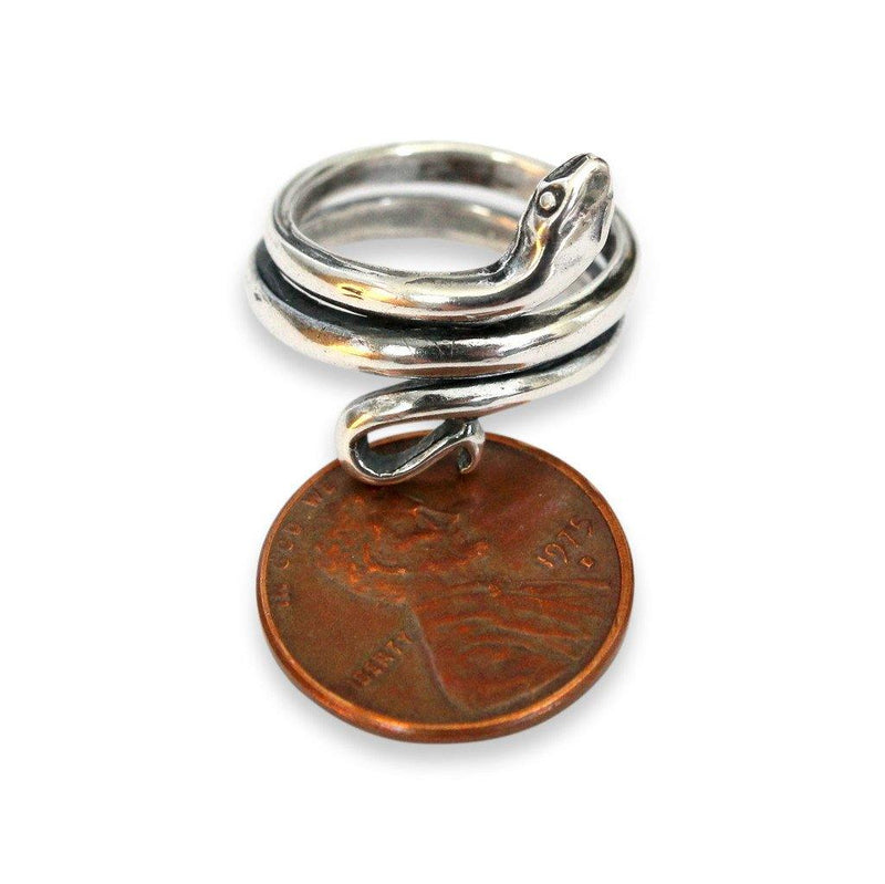 Cleopatra's Silver Snake - Moon Raven Designs