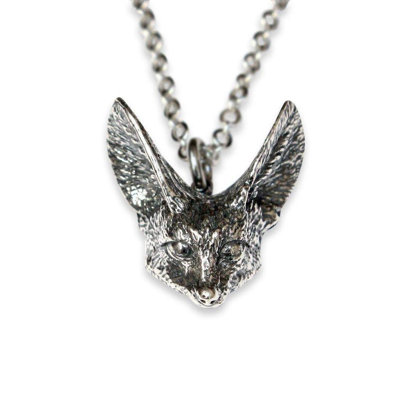 Fennec Fox Head Pendant Necklace - Moon Raven Designs