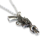 Knotted Gun Non-Violence Pendant Necklace - Moon Raven Designs