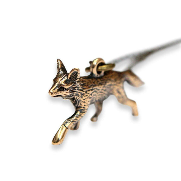 Trotting Fox Pendant Necklace - Moon Raven Designs