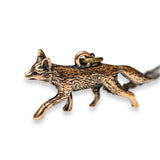 Trotting Fox Pendant Necklace - Moon Raven Designs
