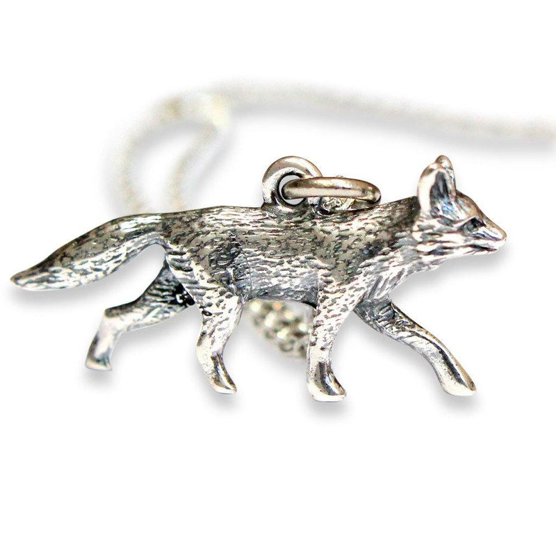 Trotting Fox Pendant Necklace - Moon Raven Designs