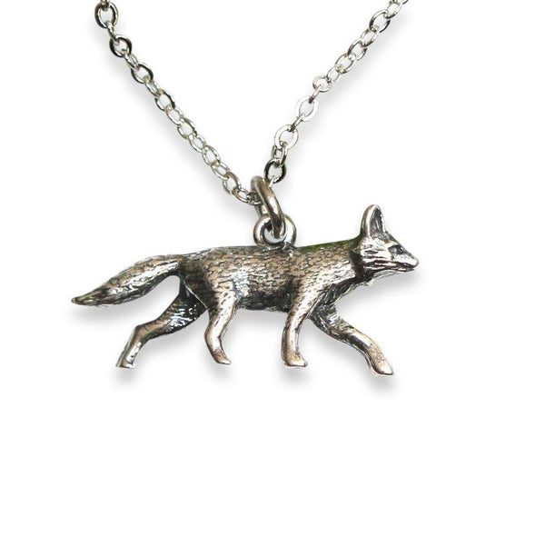 Trotting Fox Pendant Necklace - Moon Raven Designs