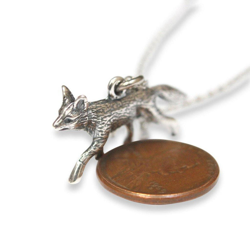 Trotting Fox Pendant Necklace - Moon Raven Designs