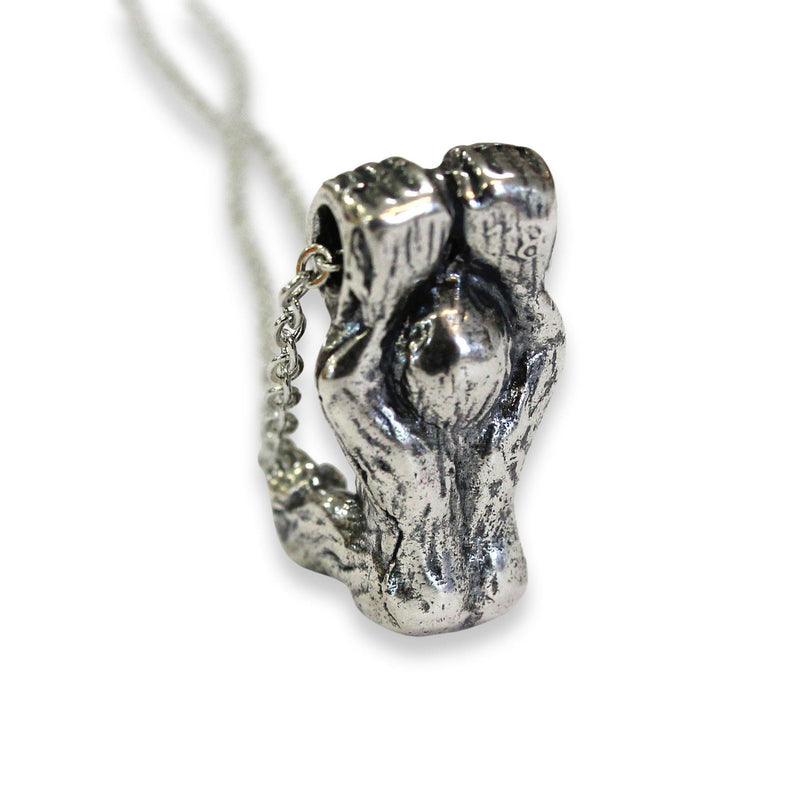 Silver Baby Gorilla Pendant Necklace - Moon Raven Designs