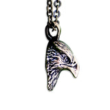 Hawk Head Necklace Pendant - Moon Raven Designs