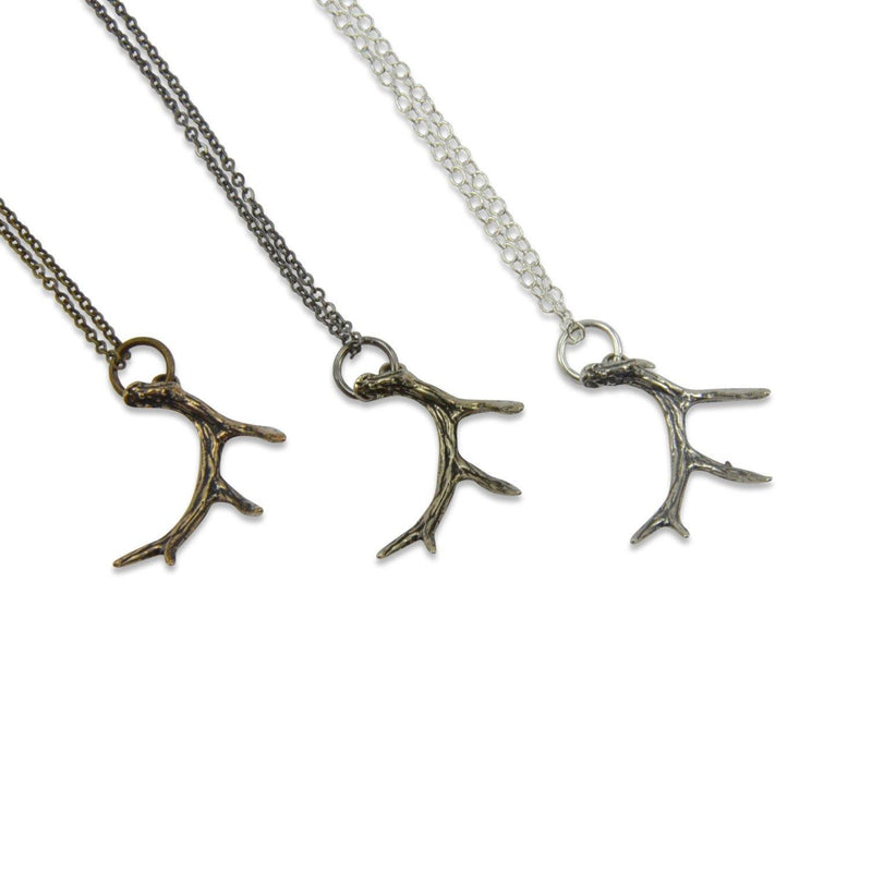 Deer Antler Necklace - Moon Raven Designs
