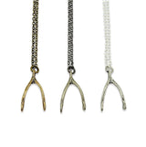 Small Wish Bone Necklace - Moon Raven Designs
