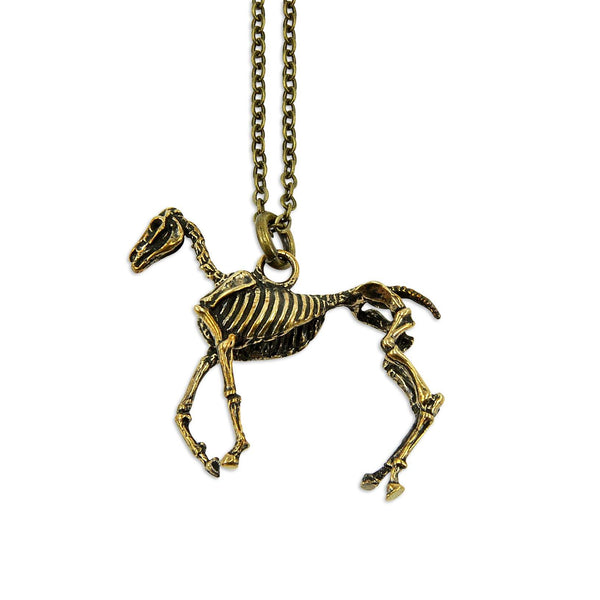 Horse Skeleton Necklace - Moon Raven Designs