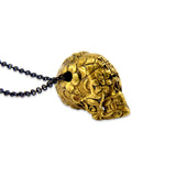 Sugar Skull  Necklace Day of the Dead Pendant - Moon Raven Designs