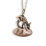 Deer Fawn Pendant Necklace - Moon Raven Designs