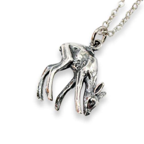 Deer Fawn Pendant Necklace - Moon Raven Designs