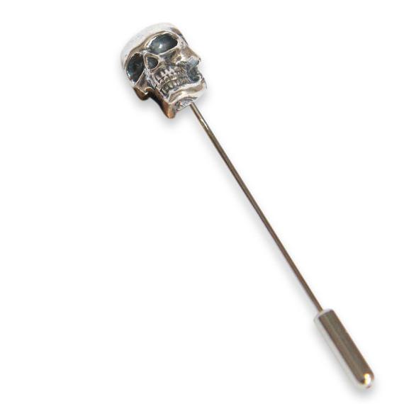 Human Skull Ascot Stick Pin - Moon Raven Designs