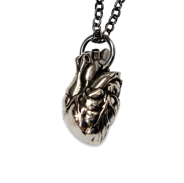 Anatomical Heart Pendant - Moon Raven Designs