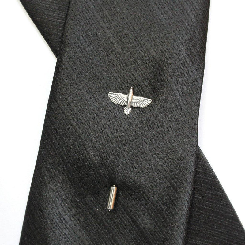Soaring Raven in Flight Ascot Stickpin - Moon Raven Designs