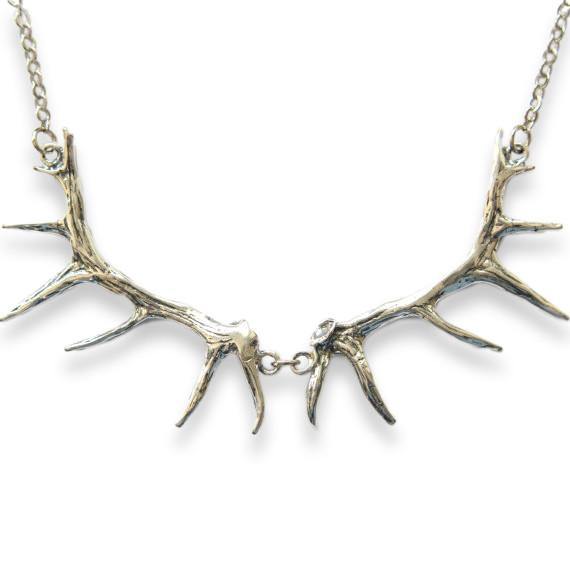 Imperial Elk Antler Bib Necklace - Moon Raven Designs
