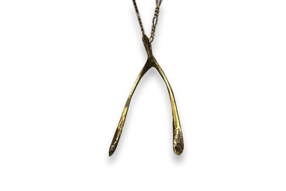Wishbone Necklace - Large - Moon Raven Designs