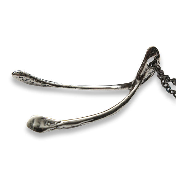 Wishbone Necklace - Large - Moon Raven Designs