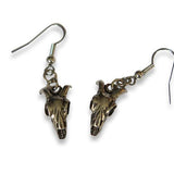 Little Ram Skull Earrings - Moon Raven Designs