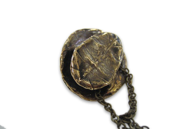 Turtle Shell Pendant Necklace - Moon Raven Designs
